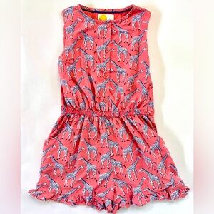 Mini Boden Romper, Giraffe Print size 8/9